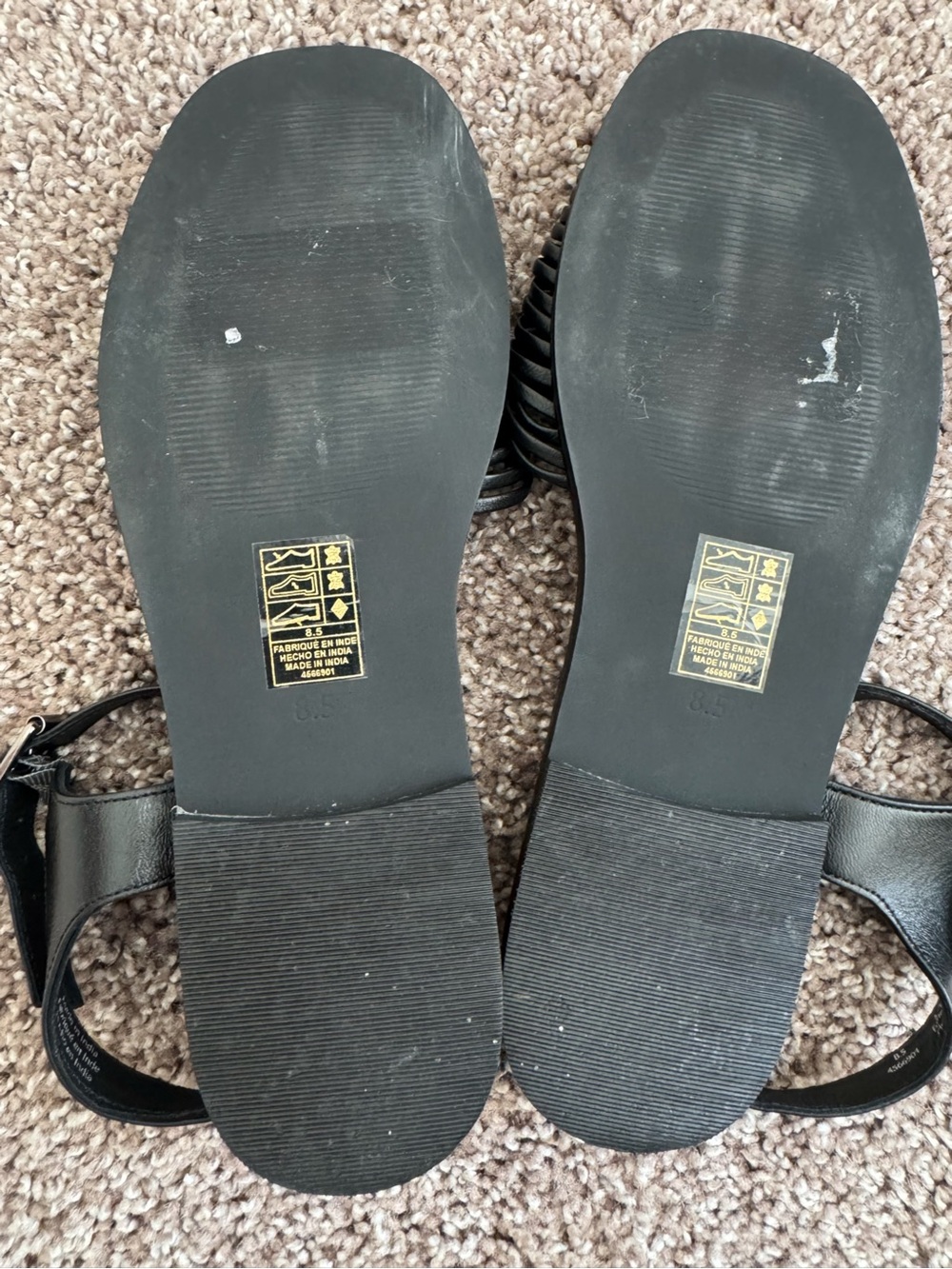 Free People Frankie Fisher flats Size 8.5 in Black - Picture 9 of 14